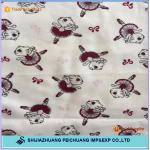 cotton brushed printed flannel fabric for blanket