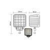 Quality LED Work Lamp/ Headlamp Truck Light (LED Car Headlamp) wholesale