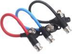 12G HD SDI Camera Cable BNC Male To Female 6 Inches Length For Cameras