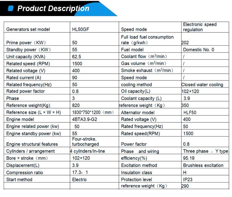Durable Silent type Diesel Generator Super 50Hz Waterproof For Home