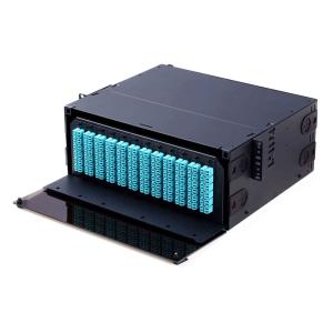 Quality 4U LGX Chassis 288 Core Fiber Optic Distribution Panel 12 Port SC 24 Port LC wholesale