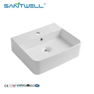Quality AB8589A Export Standard Bathroom Used Ceramic Basin Wash Hand Above Counter Basin wholesale