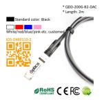 200G QSFPDD To 2x100G QSFP28 Breakout DAC Direct Attach Cable 2M Qsfp Dd