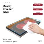 Waterproof Ceramic Hob Stove , Double Hot Plate Electric Stove 3000W