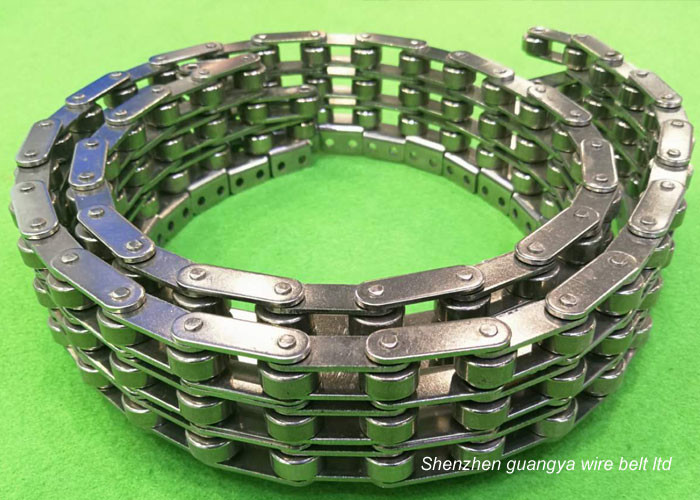 SUS304 Conveyor Transmission Roller Chain ANSI Anti Corrosion