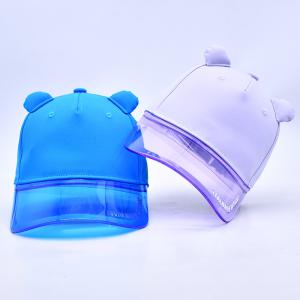 Quality Oem Hat Factory Wholesale High Quality 5 Panel Kids Baseball Cap Custom Transparent Pvc Brim Child Baseball Hats wholesale