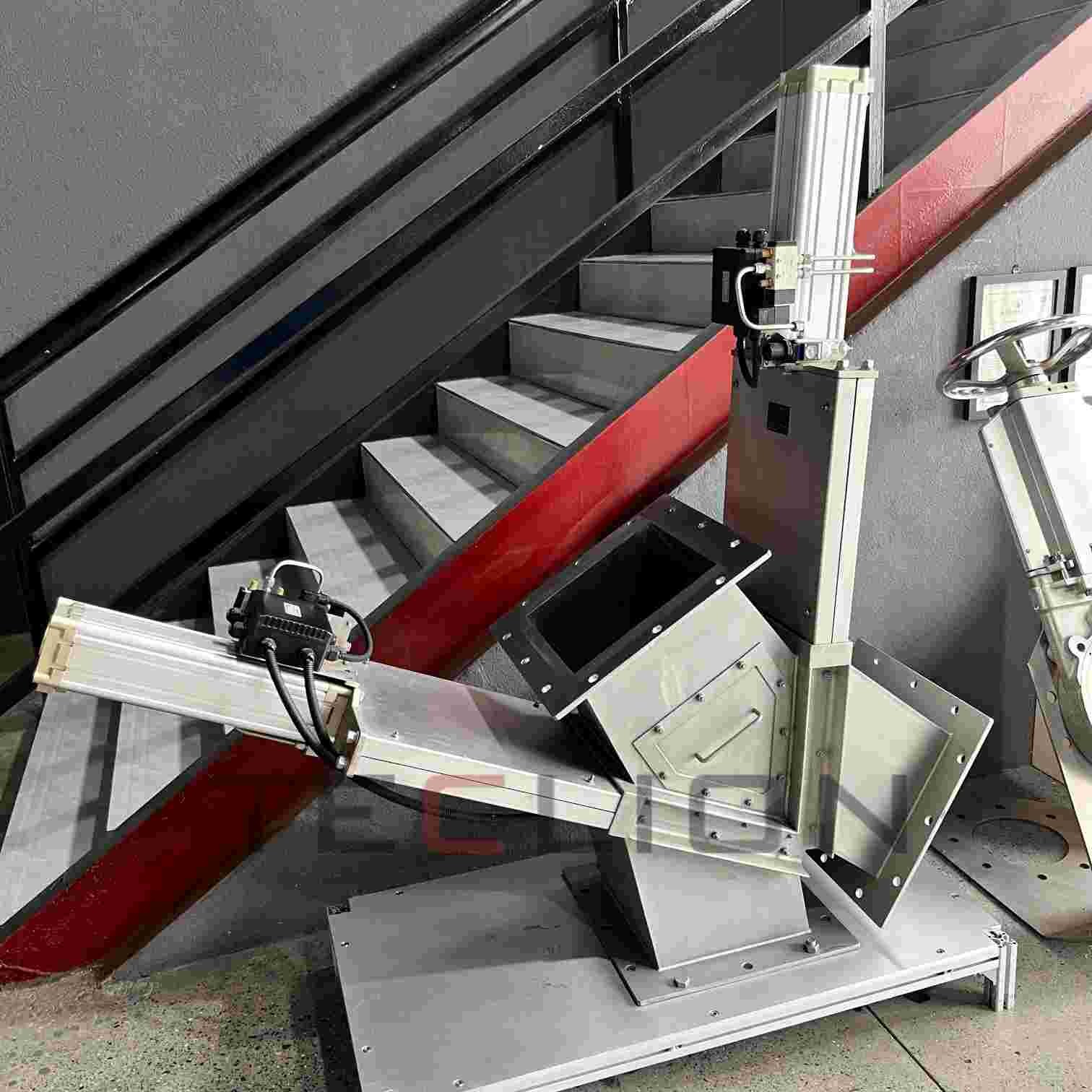 Stainless Steel Double Blade Diverter Valve for Material Conveying