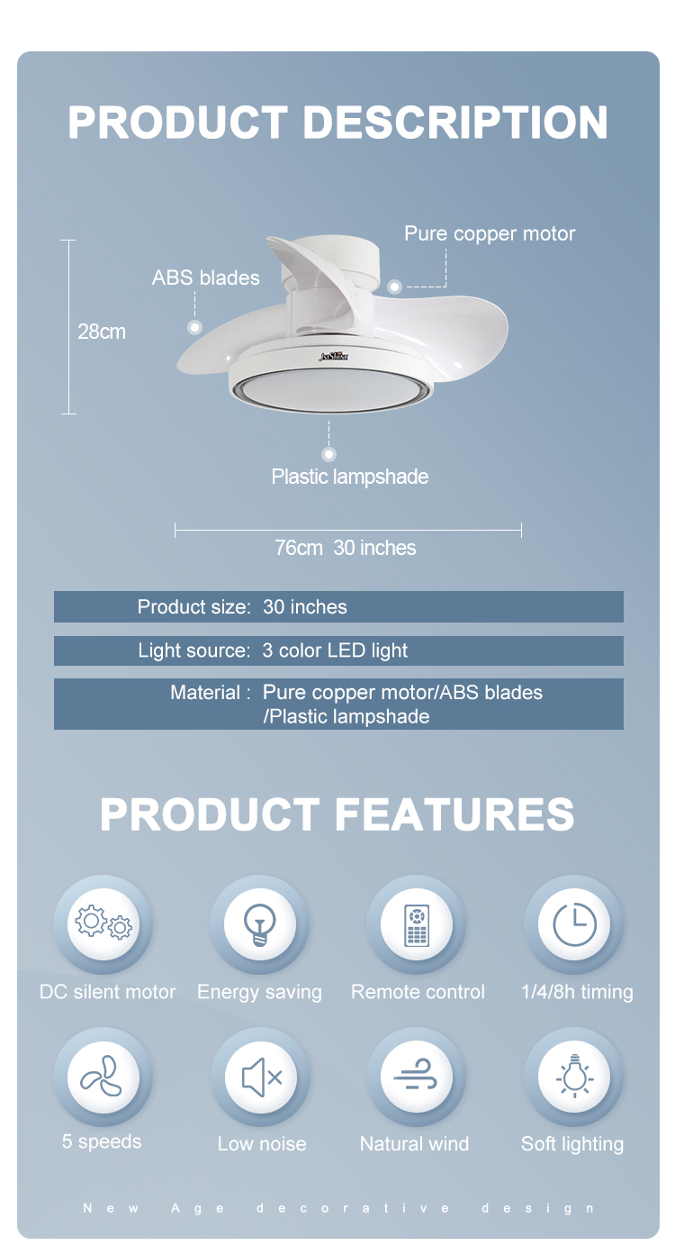 led ceiling fan