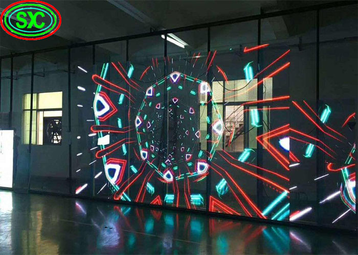 Transparent Rental Screen Outdoor Ultra-Thin HD 64x32 4.81mm LED Screen