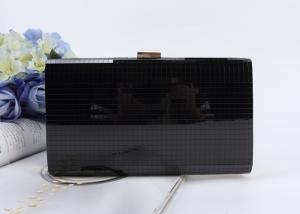 Quality Fit &amp; Wit black Evening Bag Rhinestone Clutch Evening Handbag Purse for Party wholesale