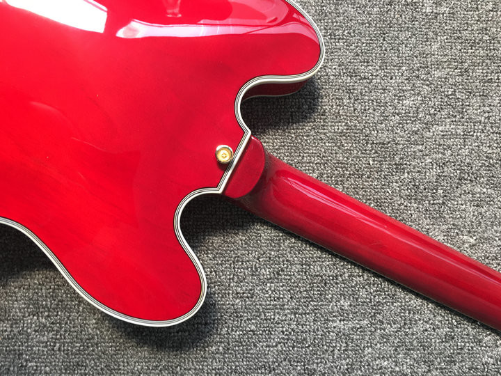 Wholesale ES335 Jazz electric guitar ES 335 Guitar Chrome hardware In Wine ES-335