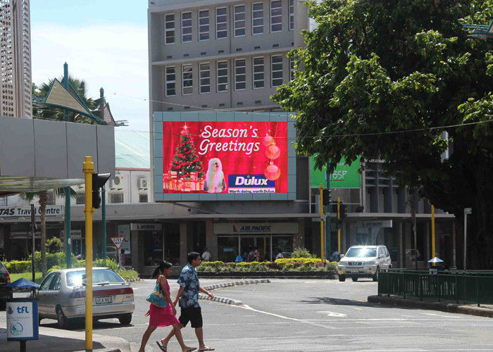 SMD3535 Outdoor P10 Full Color Waterproof Rental LED Display Screen, Cabinet Size: 640x640mm