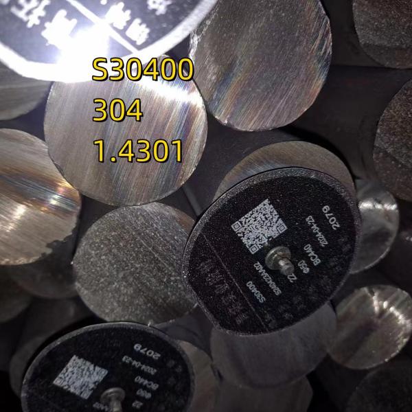 Cheap Sa276 Type 304 Stainless Steel Round Bar Size  20mm Od X 1000mm Length Black And Bright Surface for sale