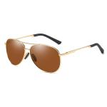 TAC Polarized Men Sunglasses Driving Anti Glare UV400 141MM Vintage Spring Hinge