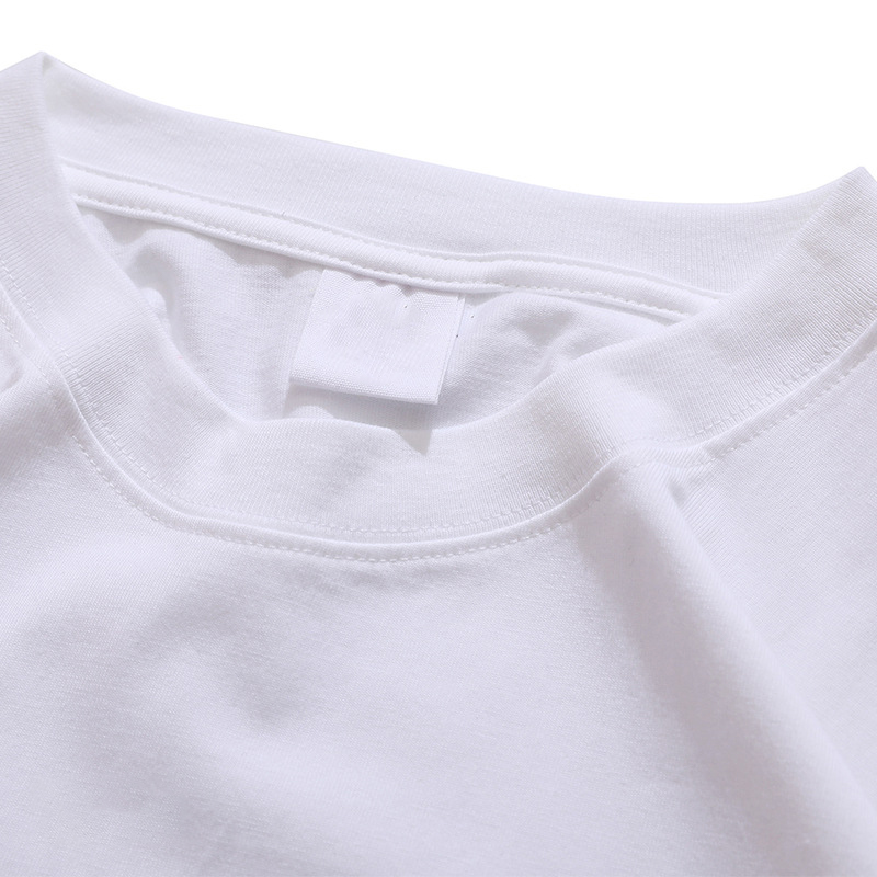 Vintage Style Men's Short Sleeve T-Shirt Woven 240g Fabric Custom Color Large Version
