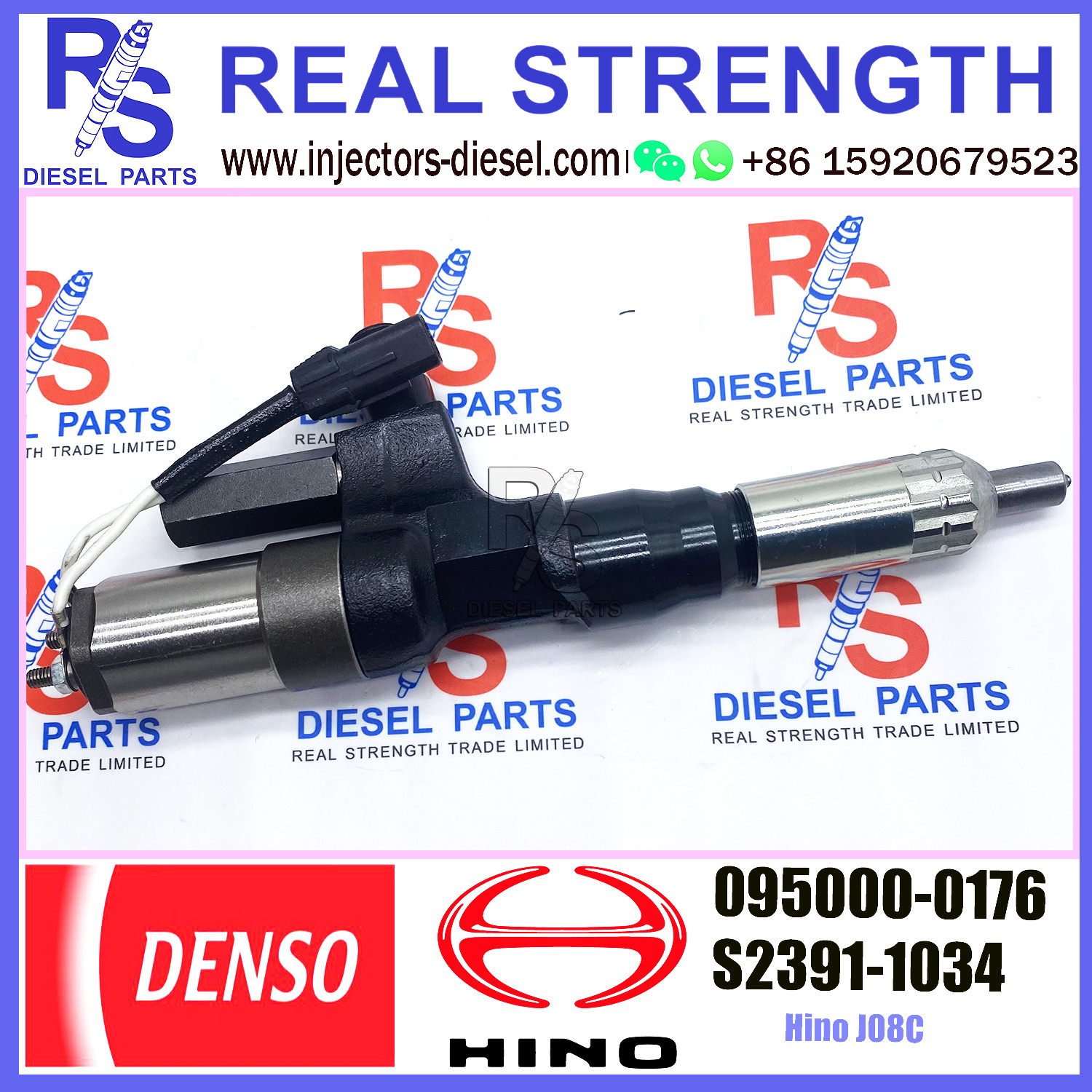S2391-01034 DENSO Diesel Injector 095000-0174 095000-0175 095000-0176