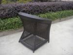 Outdoor Rattan Furniture Sofa Chair Set For Garden / Patio Brown
