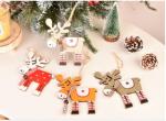 Wooden Christmas Gift Christmas Deer Hanging Decoration