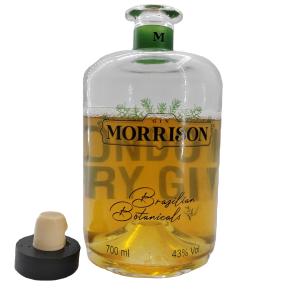 Quality 375ml 500ml 750ml Glass Empty Bottles for Liquor Wine Gin Whisky Vodka Spirits Sturdy wholesale