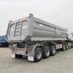 80ton tipper trailer tipper trailer rear dump truck semi trailer for sale