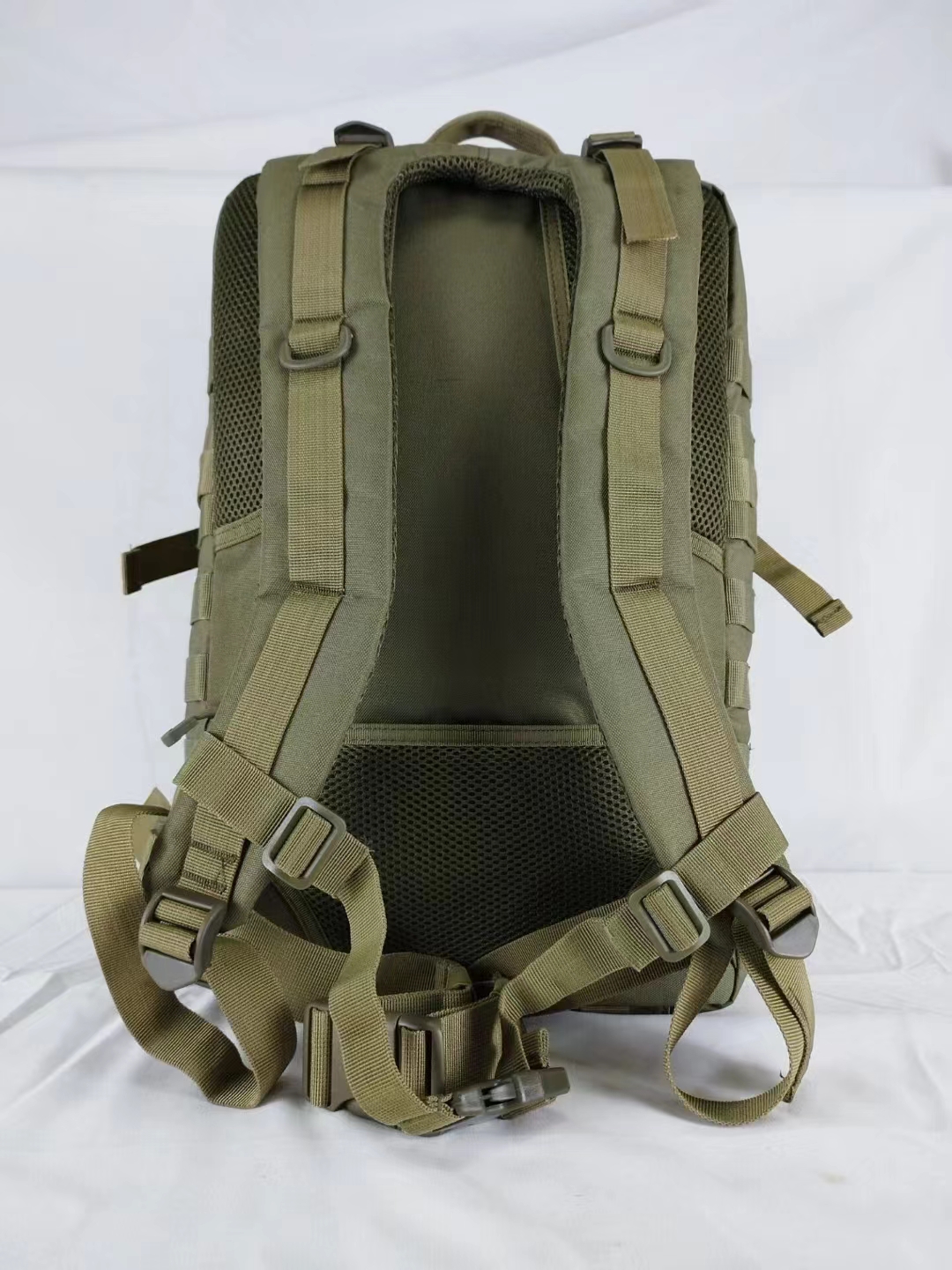 Unisex Outdoor Travel Special Backpack in Green with Large Capacity and Cotton Lining