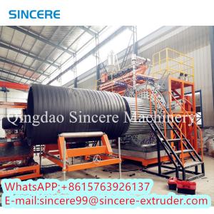 Quality OEM HDPE PP Spiral Plastic Pipe Extrusion Line 200kW-500kW wholesale