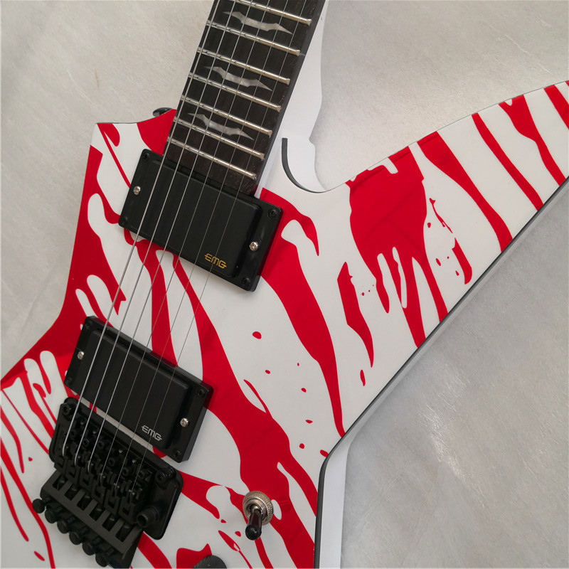 Strange shape 6 string electric guitar