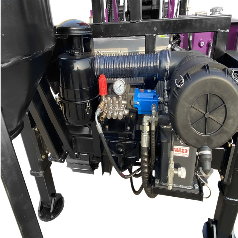 Portable Core Drilling Rig 75KW Diesel Reverse Circulation Drilling Rig Hydraulic Borehole Drilling Machine