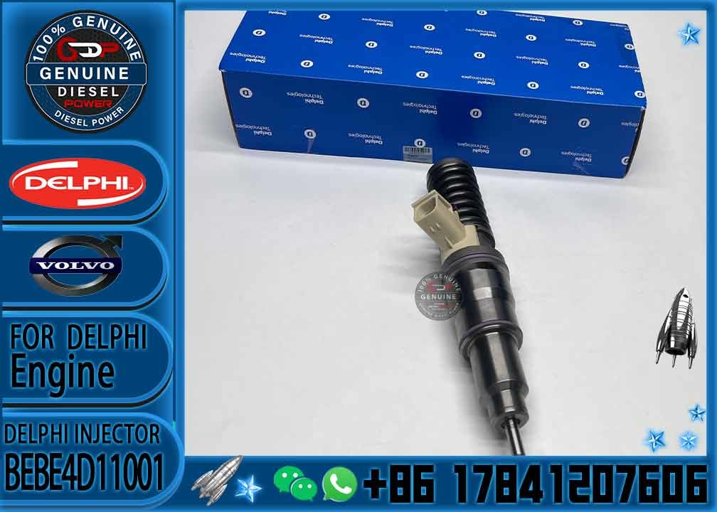 Fuel Injector BEBE4D11001 20500620 20747798 for Excavator EC460B EC360B Diesel Engine D12D