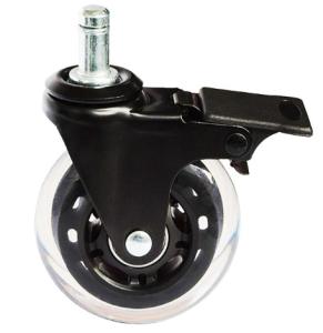 Quality 75mm Clear Casters office chair wheels wholesale