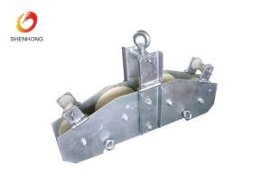 Quality 10KN Quadrant Cable Block Strining Pulley Block For Stringing The Fiber Optic Cable wholesale