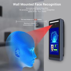 Quality AI Face Recognition Time Attendance Machine IP65 For Office / Mall wholesale