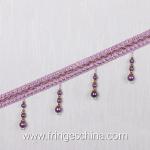 Handmade fashionable chain beads lace tassels fringes for curtain/sofa/pillow