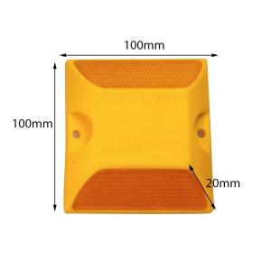 Quality High Intensity Reflective Tape Roadway Safety Cat Eye Road Stud for Traffic Solutions wholesale