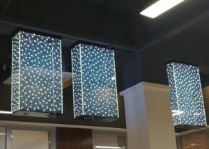 Quality EN12150 Indoor Decorative 4.28mm LED Light Glass Panel wholesale