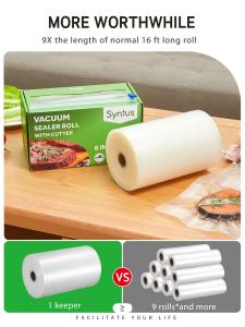 Quality Sandwich Vacuum Sealer Roll Food Vacuum Roll Bags Food Storage Bags For Freezer wholesale