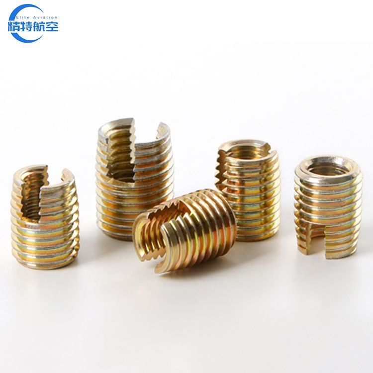 Brass Insert Stainless Steel SS304 Self-Tapping Threaded Inserts Wire Thread Insert