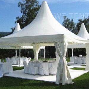 Quality Exterior Beach Pagoda Event Tent Stable Shade Shelter With High Wind Load wholesale