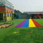 Artificial Turf Grass Home Outward Kids Playing 100 Percent Permeable