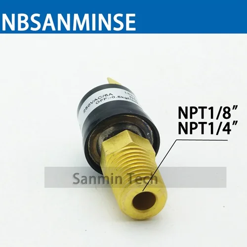 SMF08V Pressure Switch Designed Automatic Reset Small Vacuum Parts Used In Vacuum Environment