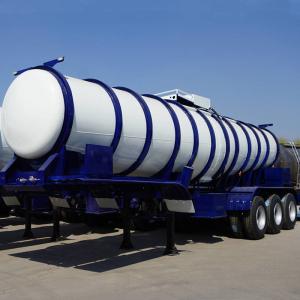 Quality 20000L Transportation Hydrochloric Sulphuric Acid Tanker Trailer wholesale