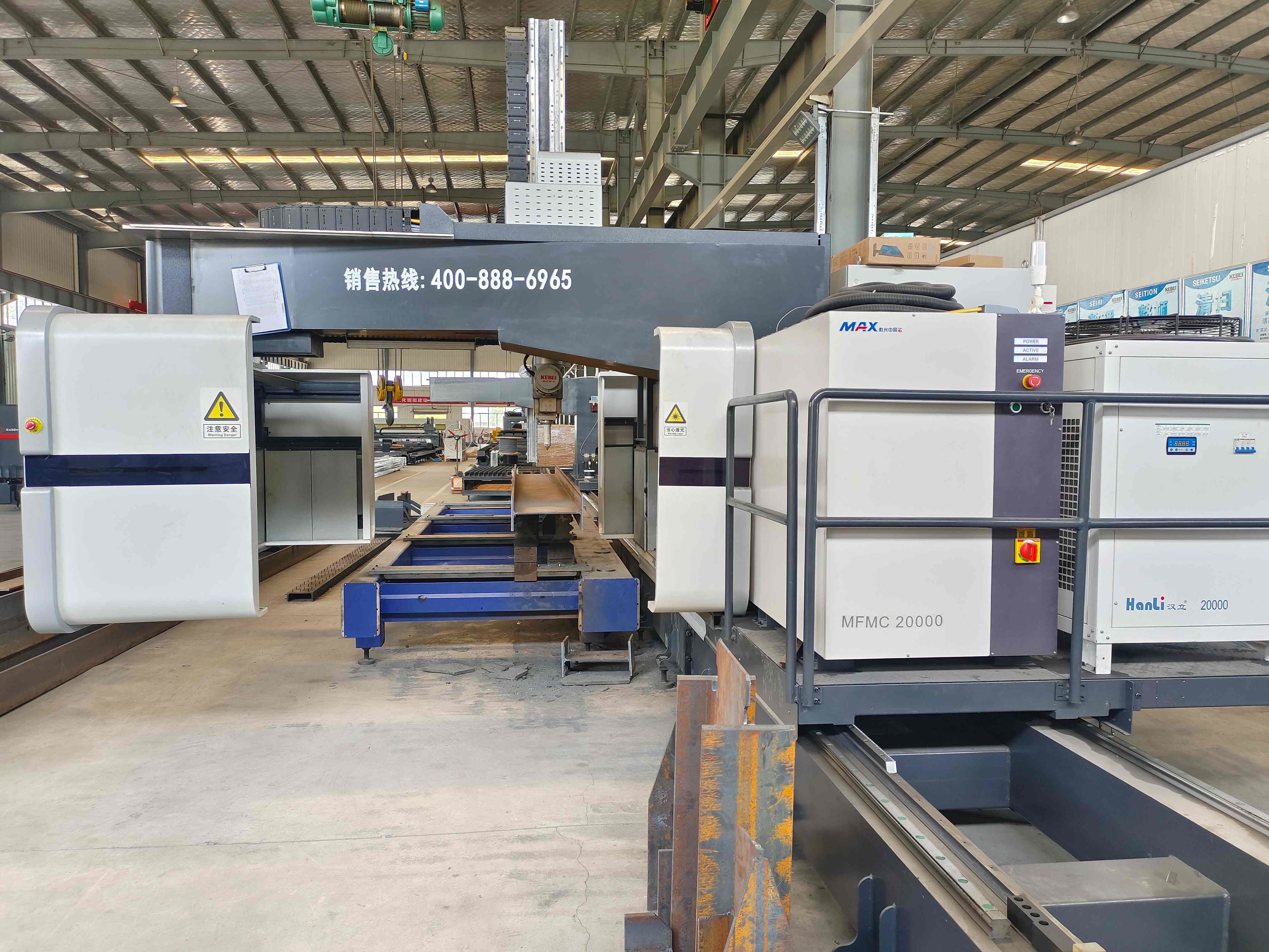 12KW Laser Power Sheet Cutter For 1000mm Max Cutting Width In Metal Processing Industry