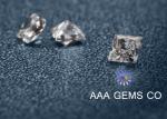 Forever Brilliant Square Moissanite Gemstone Colorless For Necklace
