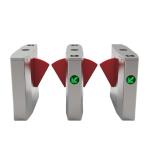 RFID 304 Stainless Steel Speedgate Turnstiles Flap Barrier Turnstile With