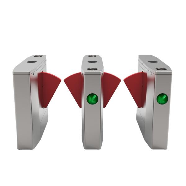 RFID 304 Stainless Steel Speedgate Turnstiles Flap Barrier Turnstile With