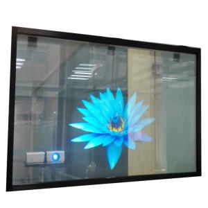 Quality 3D Advertising Rear Projection Film Daylight Glass Holographic 100um Transparent wholesale