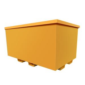 Quality 200kg Outdoor Industrial Metal Scrap Bins Collection Transfer Equipment Waste Skip Bins wholesale