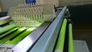 Quality Low Noise Double Transverse Embroidery Machine Stitch Length 50.8mm wholesale