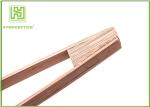 Eco - Friendly Wooden Kitchen Accessories , 35cm Long Wooden Salad Tongs