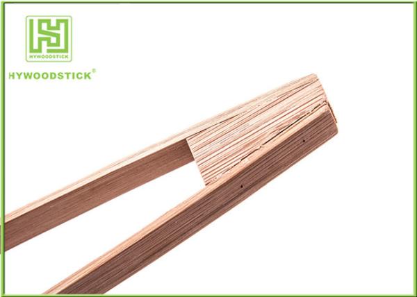 Eco - Friendly Wooden Kitchen Accessories , 35cm Long Wooden Salad Tongs